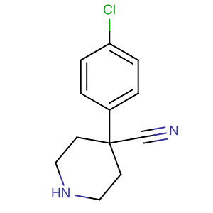 Structure of 4-(4-CHLOROPHENYL)PIPERIDINE-4-CARBONITRILE