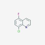 8-chloro-5-fluoroquinoline结构式