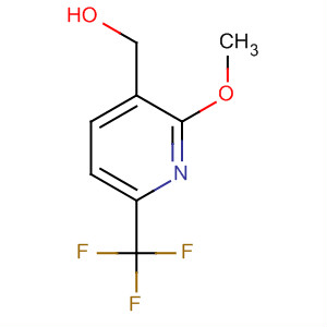 3-Pyridinemethanol, 2-methoxy-6-(trifluoromethyl)-结构式
