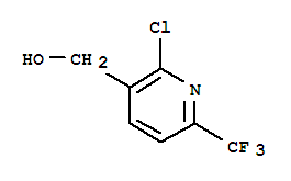 3-Pyridinemethanol,2-chloro-6-(trifluoromethyl)-结构式