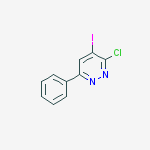 3-CHLORO-4-IODO-6-PHENYLPYRIDAZINE结构式