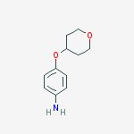 Structure of 4-(tetrahydropyran-4-yloxy)aniline