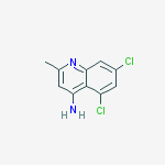 Structure of 4-AMINO-5,7-DICHLORO-2-METHYLQUINOLINE