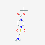Structure of 4-[(2-AMINOETHYL)SULFONYL]-1-BOC-PIPERAZINE
