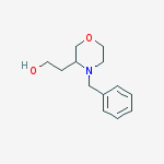 Structure of 2-(4-benzylmorpholin-3-yl)ethanol