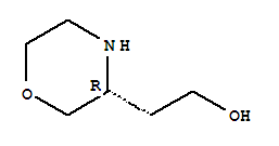 Chemical structure of (R)-3-Hydroxyethylmorpholine