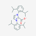 Structure of 1,3-bis[2,6-di(propan-2-yl)phenyl]imidazol-1-ium-2-carboxylate
