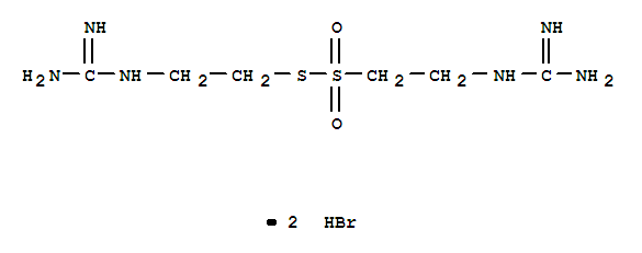 Structure of 2-GUANIDINOETHYL 2-GUANIDINOETHANETHIOSULFONATE, DIHYDROBROMIDE
