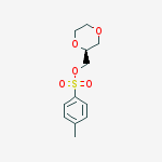 Structure of [(2s)-1,4-dioxan-2-yl]methyl 4-methylbenzenesulfonate