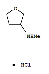 Structure of METHYL-(TETRAHYDRO-FURAN-3-YL)-AMINE HCL
