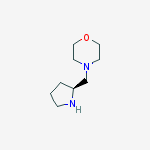 Structure of (S)-4-(2-PYRROLIDINYLMETHYL)MORPHOLINE