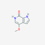 1,6-Dihydro-4-methoxy-7H-pyrrolo[2,3-c]pyridin-7-on结构式