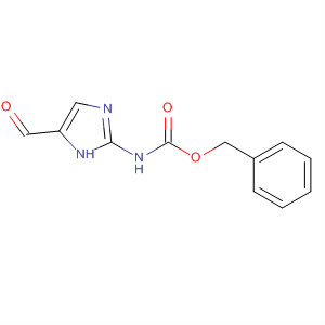 Structure of Carbamic acid, N-(5-formyl-1H-imidazol-2-yl)-, phenylmethyl ester
