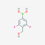 Structure of 3,5-DIFLUORO-4-(HYDROXYMETHYL)PHENYLBORONIC ACID