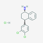 _x00B_cis-(-4-(3,4-Dichlorophenyl)-1,2,3,4-tetrahydro-1-naphthalenamine Hydrochloride