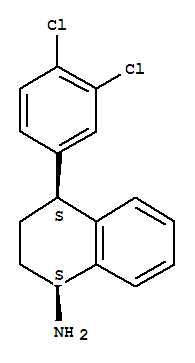 Structure of Cis-(+/-)-4-(3,4-Dichlorophenyl)-1,2,3,4-Tetrahydro-1-Naphthalenamine