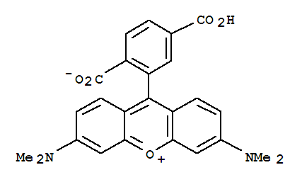 6-羧基四甲基罗丹明结构式