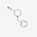Structure of 1-benzyl-piperidine-3-carbonitrile
