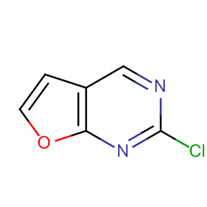 Structure of Furo[2,3-d]pyrimidine, 2-chloro-