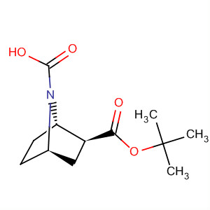 Structure of 2S-7-Aza-bicyclo[2.2.1]heptane-2,7-dicarboxylic acid 7-tert-butyl ester