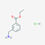 Structure of ethyl 3-(aminomethyl)benzoate hydrochloride