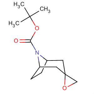 Spiro[8-azabicyclo[3.2.1]octane-3,2'-oxirane]-8-carboxylic acid,1,1-dimethylethyl ester结构式