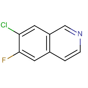 Structure of Isoquinoline, 7-chloro-6-fluoro-