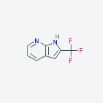 Structure of 2-(trifluoromethyl)-1H-pyrrolo[2,3-b]pyridine