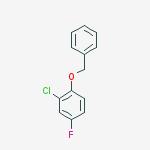 Structure of 1-BENZYLOXY-2-CHLORO-4-FLUOROBENZENE