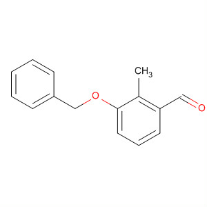 Structure of Benzaldehyde, 2-methyl-3-(phenylmethoxy)-