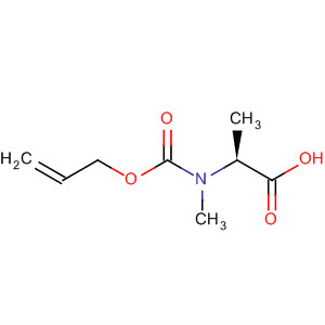 L-Alanine, N-methyl-N-[(2-propen-1-yloxy)carbonyl]-结构式