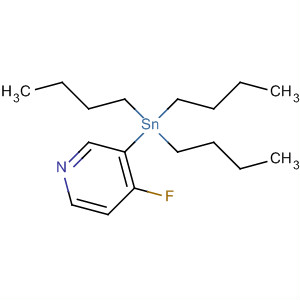 Structure of 4-Fluoro-3-(tributylstannyl)pyridine