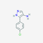 PYRAZOLE,4-AMINO-5-(P-CHLOROPHENYL)-结构式
