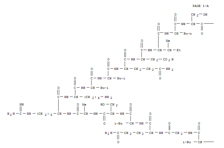 Structure of (NLE27)-GRF (1-29) AMIDE (HUMAN)