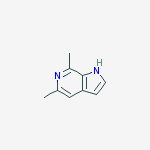 Structure of 5,7-Dimethyl-6-azaindole