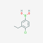Structure of 4-CHLORO-3-ETHYLPHENYLBORONIC ACID