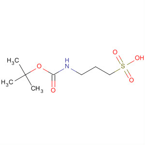 3-(N-Boc-氨基)-1-丙磺酸结构式