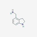 Structure of 1H-Indole-4-MethanaMine, 2,3-dihydro-