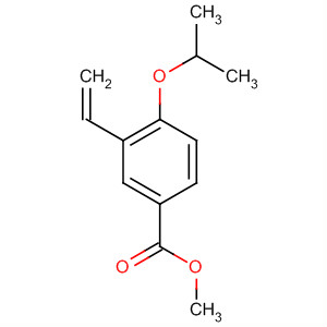 Benzoic acid, 3-ethenyl-4-(1-methylethoxy)-, methyl ester结构式