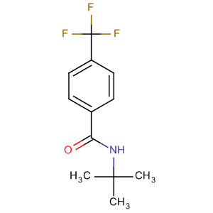 Structure of Benzamide, N-(1,1-dimethylethyl)-4-(trifluoromethyl)-