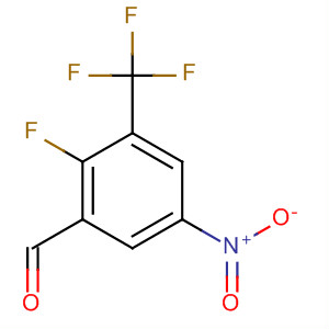 Structure of Benzaldehyde, 2-fluoro-5-nitro-3-(trifluoromethyl)-