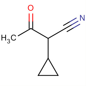 Structure of Cyclopropaneacetonitrile, a-acetyl-