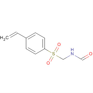 Formamide, N-[[(4-ethenylphenyl)sulfonyl]methyl]-结构式