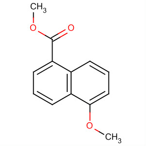Structure of 1-Naphthalenecarboxylic acid, 5-methoxy-, methyl ester