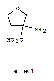 Structure of 3-Aminotetrahydrofuran-3-carboxylic acid hydrochloride