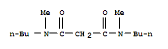 Structure of N,N-DIBUTYL-N,N-DIMETHYL-MALONDIAMIDE