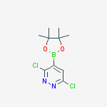 Structure of 3,6-DICHLORO-4-(4,4,5,5-TETRAMETHYL-1,3,2-DIOXABOROLAN-2-YL)PYRIDAZINE