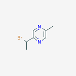 Structure of 2-(1-bromoethyl)-5-methylpyrazine