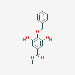Methyl 4-(benzyloxy)-3,5-dihydroxybenzoate结构式