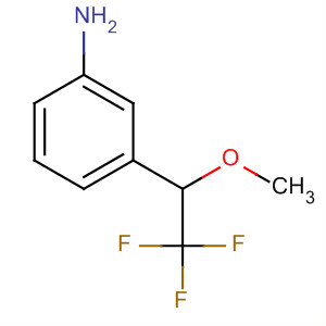 Structure of Benzenamine, 3-(2,2,2-trifluoro-1-methoxyethyl)-
